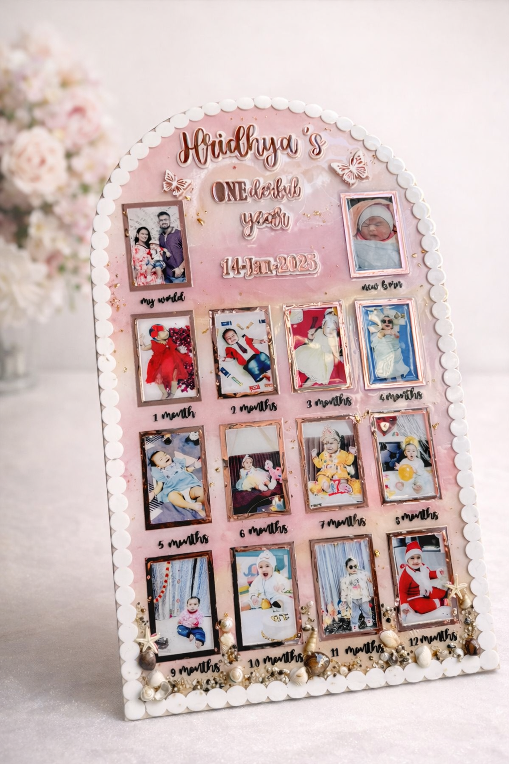 Ocean Theme Milestone Photo Frame