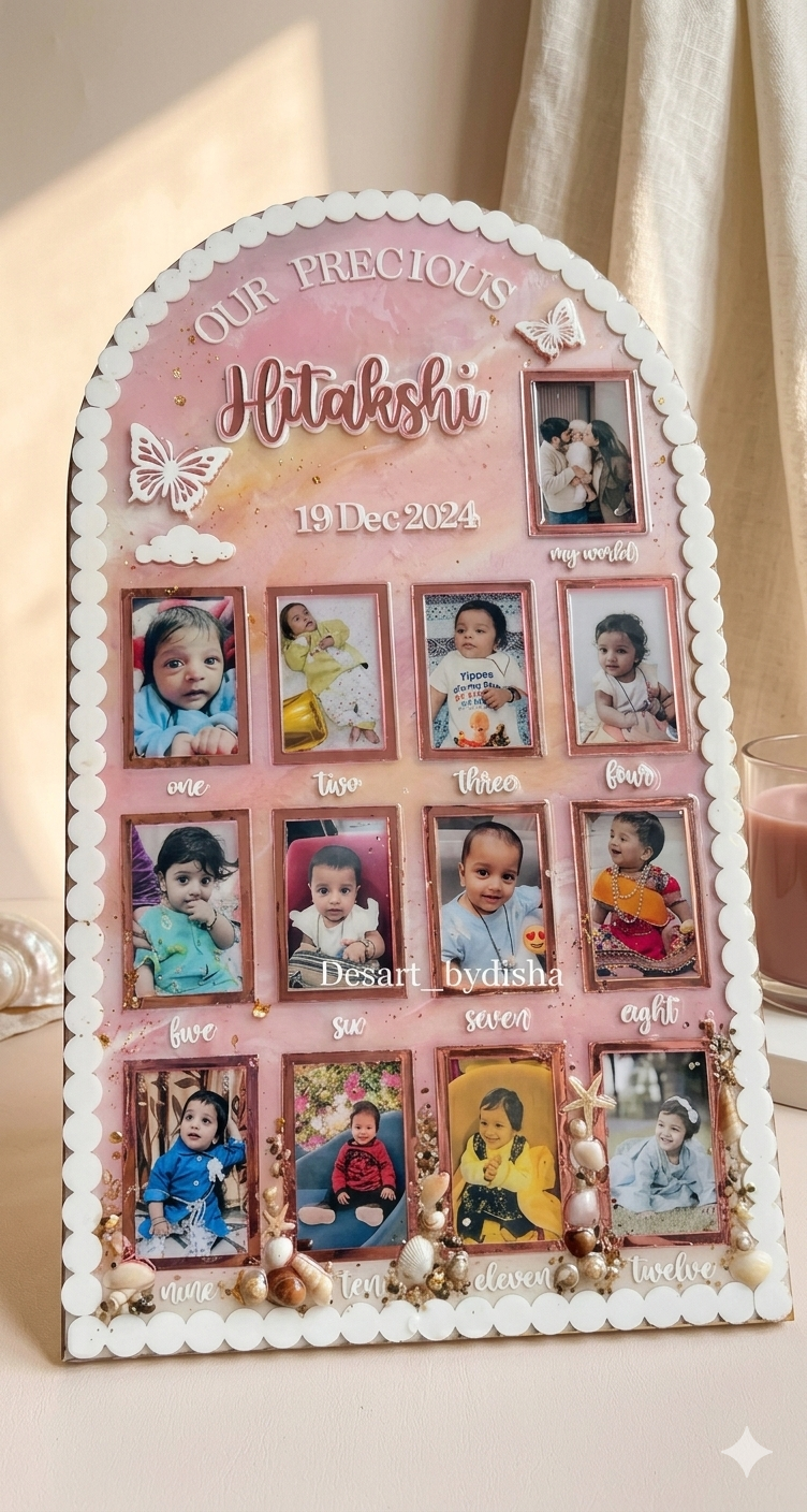 Ocean Theme Milestone Photo Frame